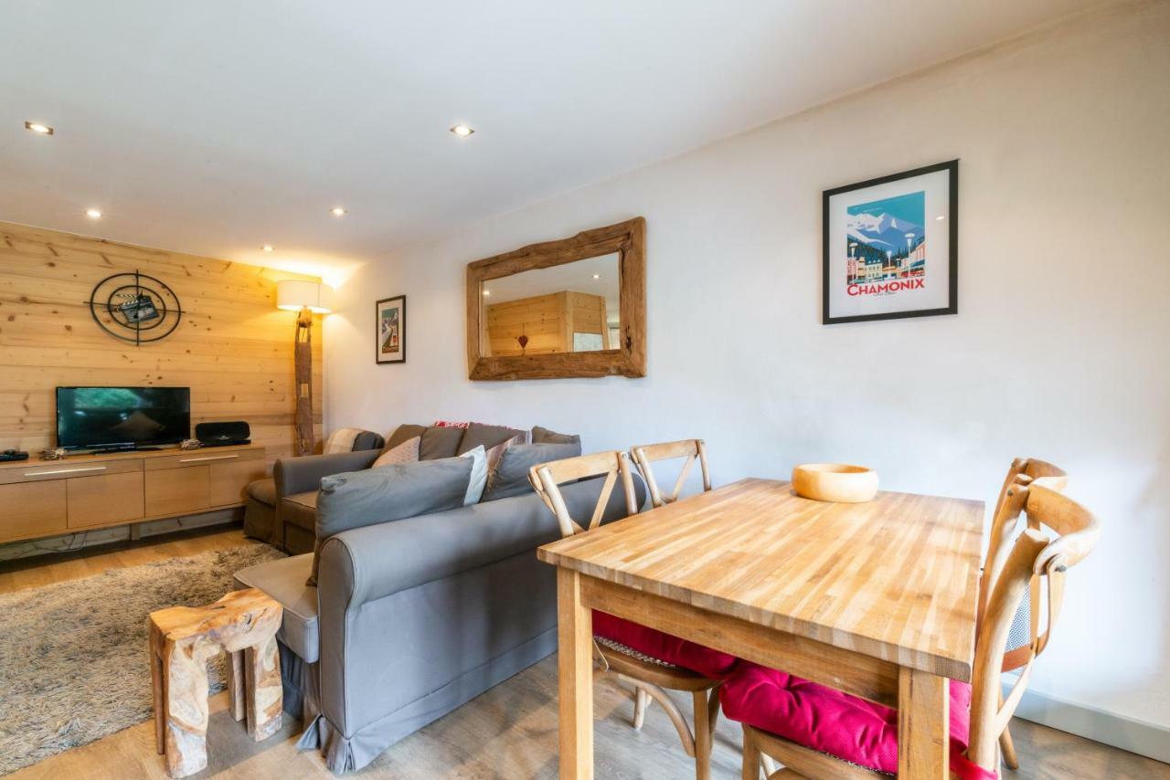 Charmant Apartment Chamonix Center With Mont Blanc View Buitenkant foto