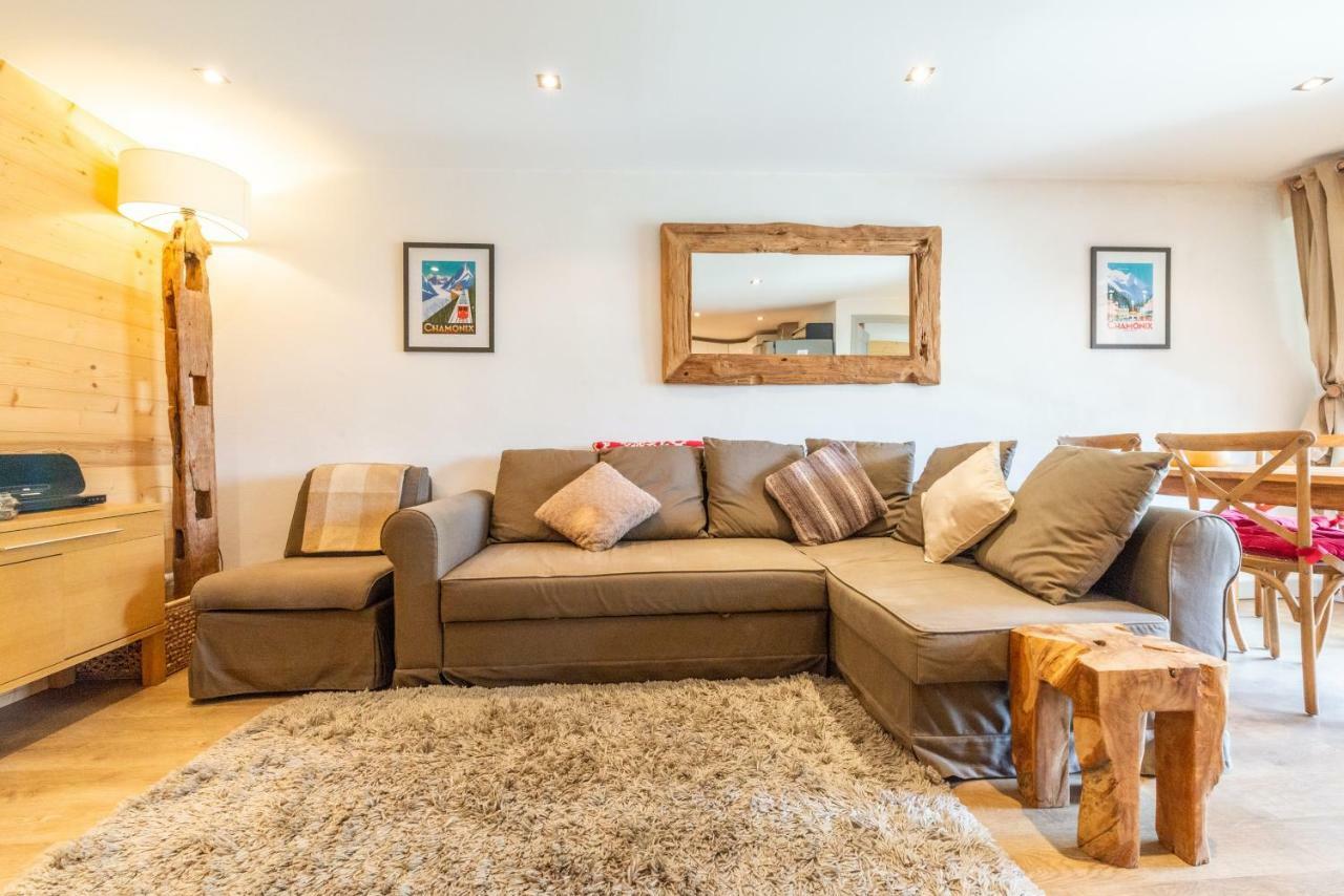 Charmant Apartment Chamonix Center With Mont Blanc View Buitenkant foto